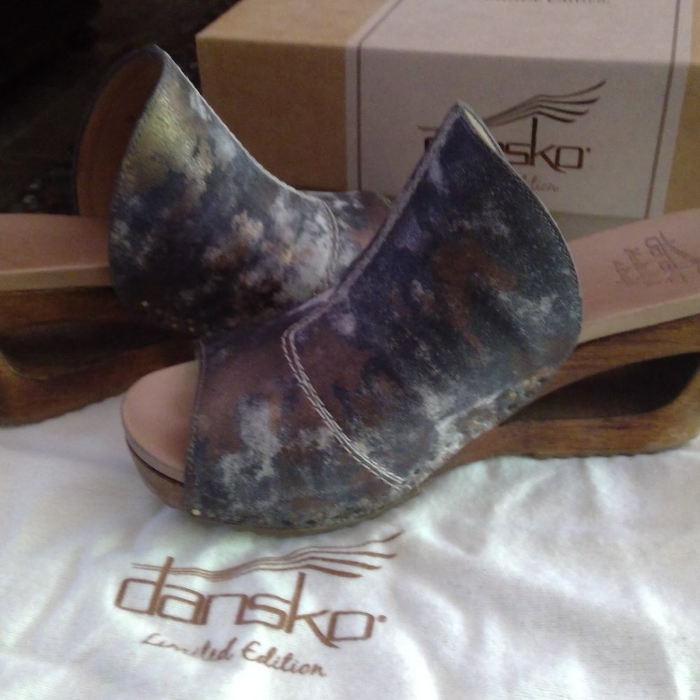 Dansko Limited Edition Open Toe Clogs